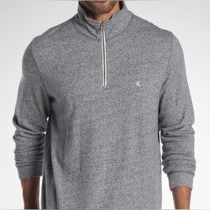 Tailor Vintage 1/4 Zip Navy‎ Heather Pullover Sweater Preppy